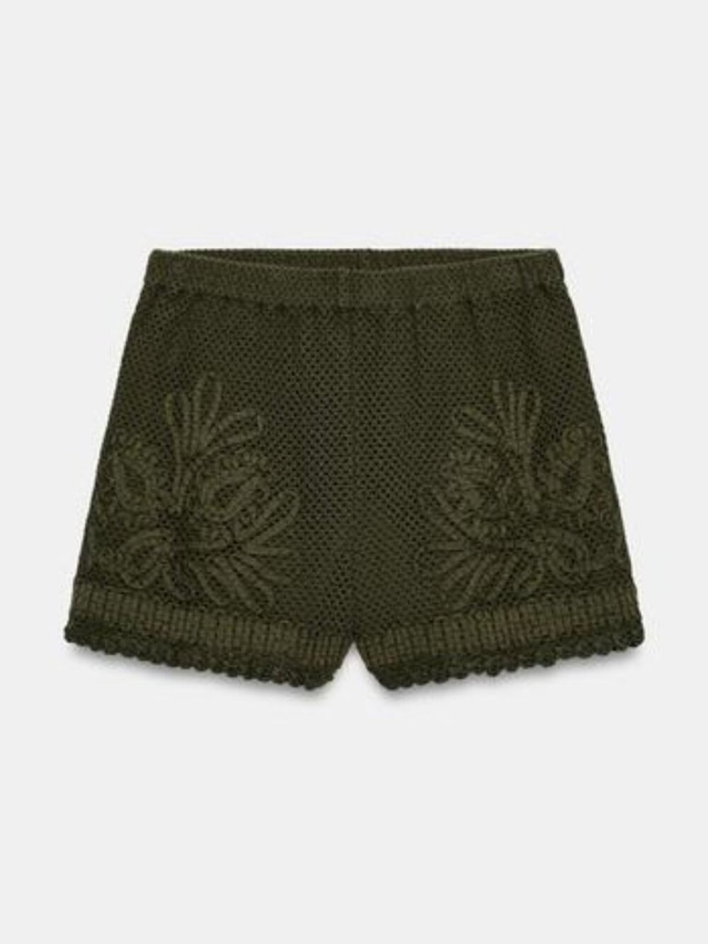 ZARA CROCHET COMBINATION SHORTS